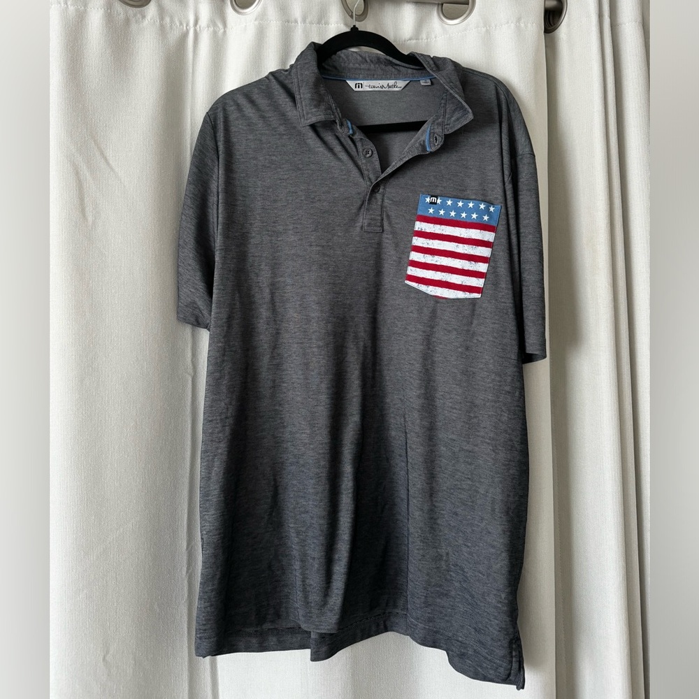Travis Mathew Patriotic Polo size XL